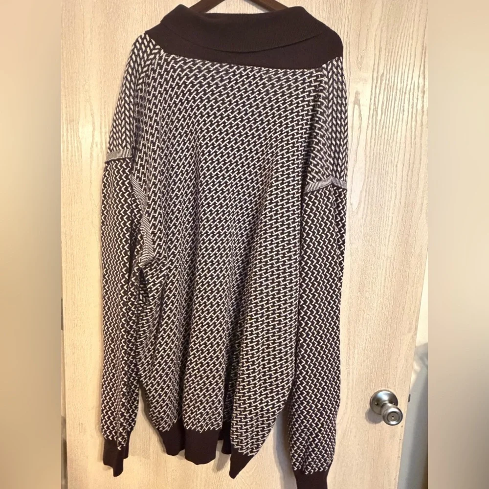 A. Tiziano Premium Men’s Shawl Collar Sweater – 6XL – NWT